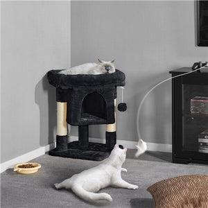 23.5in 2-Level Cat Tree Condo with Wide Perch