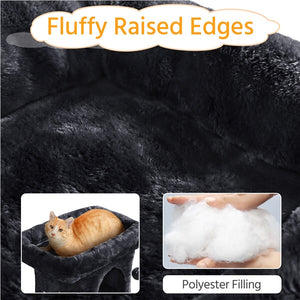 23.5in 2-Level Cat Tree Condo with Wide Perch