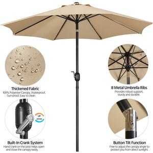 9FT Patio Umbrella