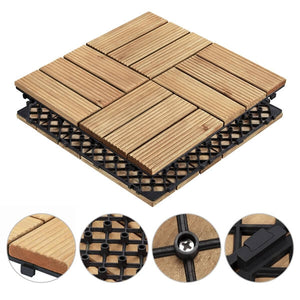 27PCS Fir Wood Flooring Tiles