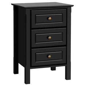 End Table with 3 Drawers