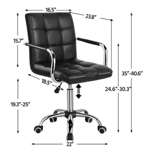 Modern Office Chair  49-63.5cm Adjustable Seat Height