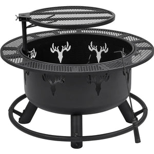  32” Round Wood Burning Fire Pit 