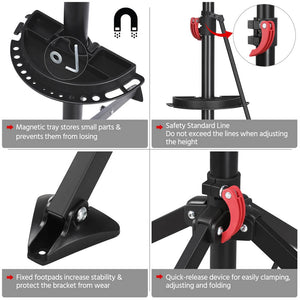 360-Degree Rotatable & Quick-Release Clamp