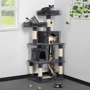 57-inch Multi Level Cat Tree For Large Cats