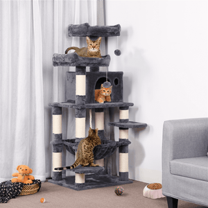 Luxurious Multi-Level Cat Tree Condo 58-inch