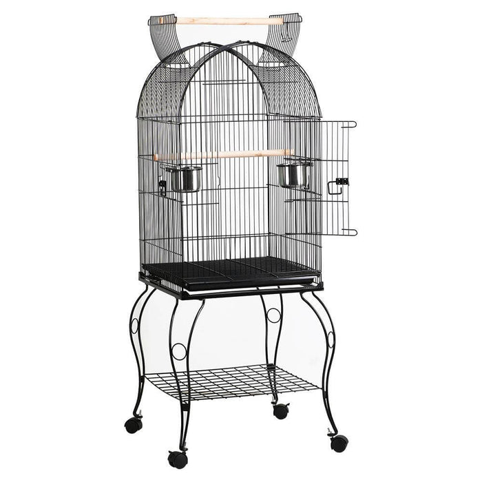 Rolling Standing Medium Dome Bird Cage 59-inch