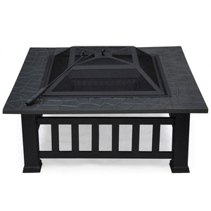 32'' Outdoor Square Fire Pit