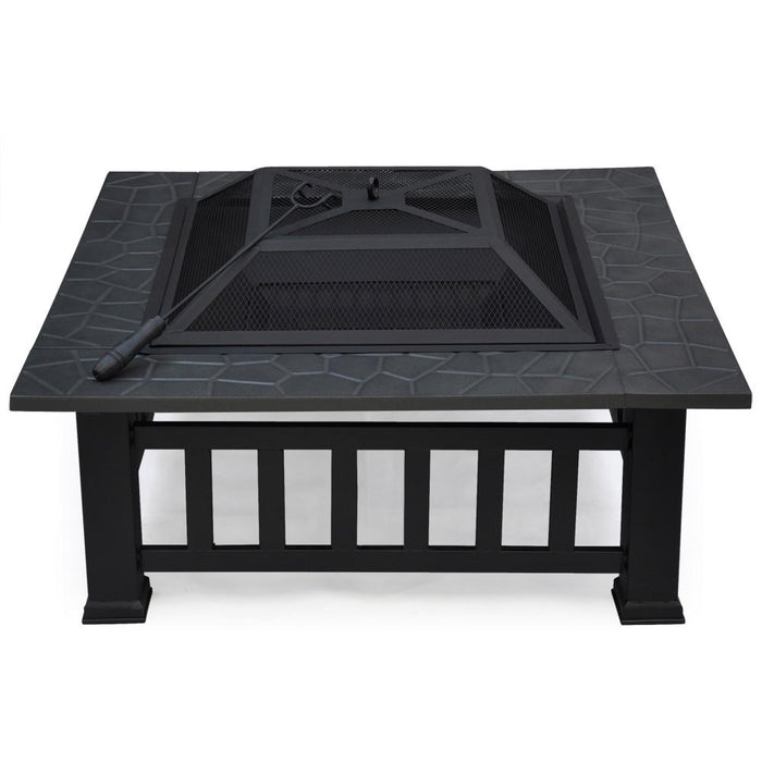 Outdoor Square Fire Pit 32''