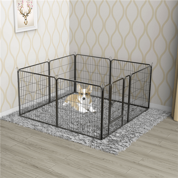 Indoor dog hot sale playpen with floor